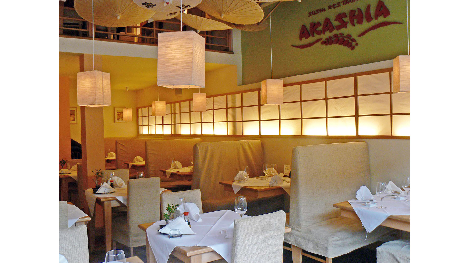 Restauracja Akashia Sushi wnętrza Proart projekt adaptacja